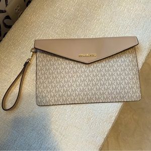 Michael Kors envelope wristlet